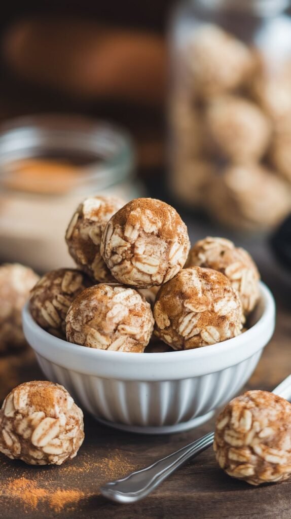 Protein Snickerdoodle Energy Bites