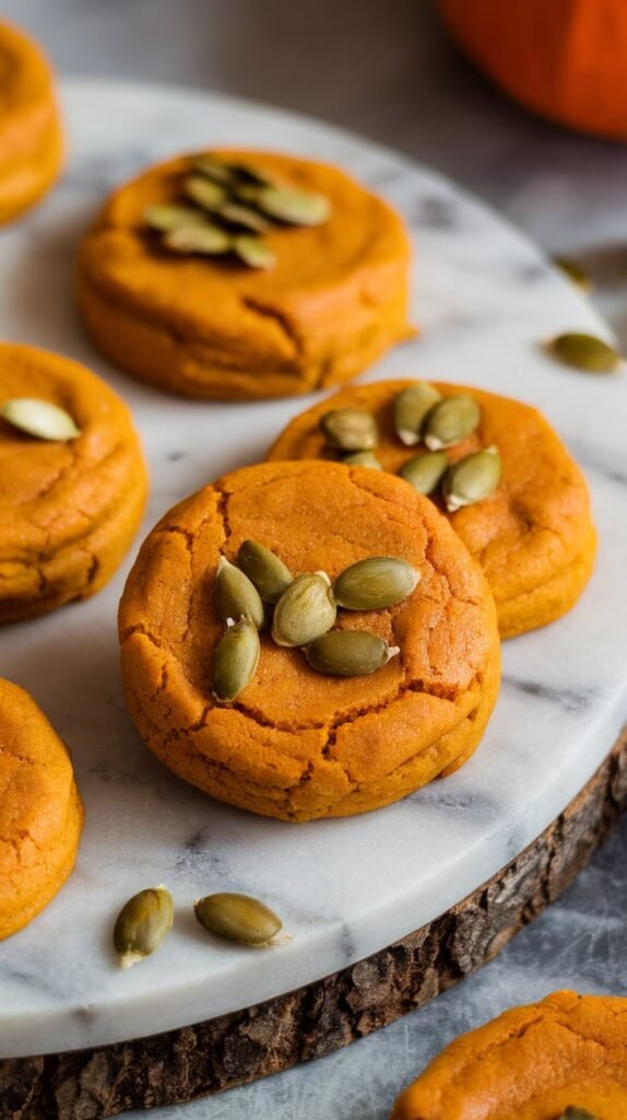 Pumpkin Cookies With Almond