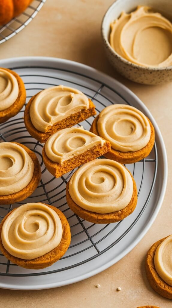 Pumpkin Cookies With Maple