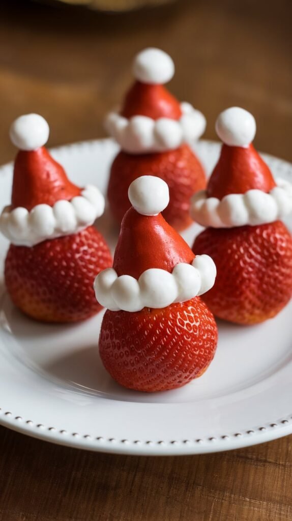 Santa Hat Strawberries