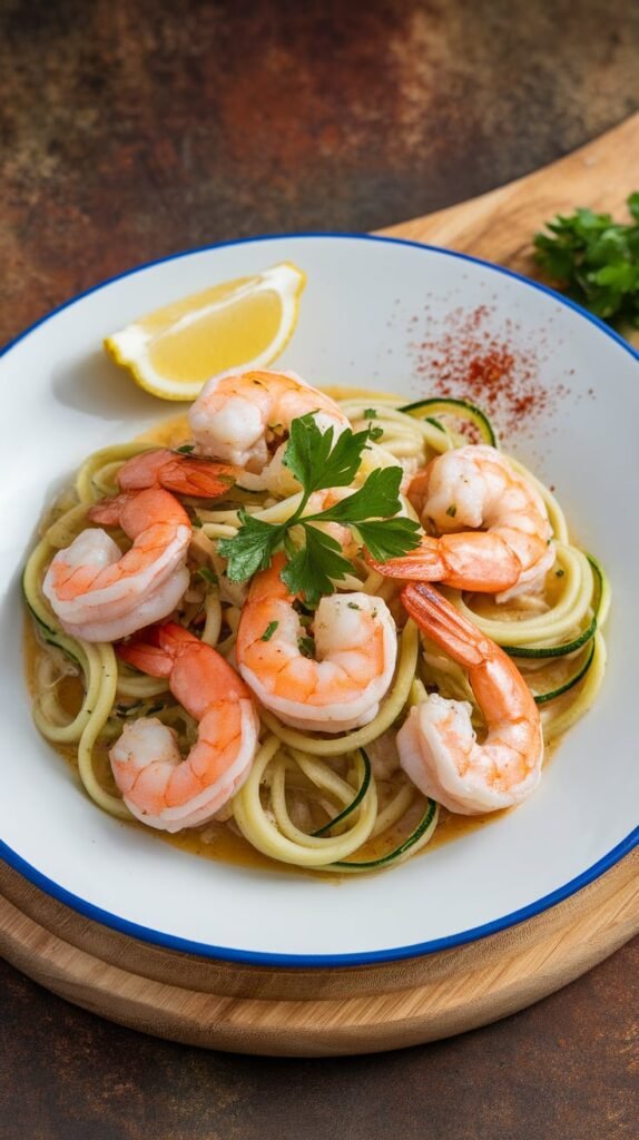 10 Easy High-Protein Meal Prep Dinners That Help You Lose Weight Without Starving 7 Shrimp and Zucchini Noodle Scampi