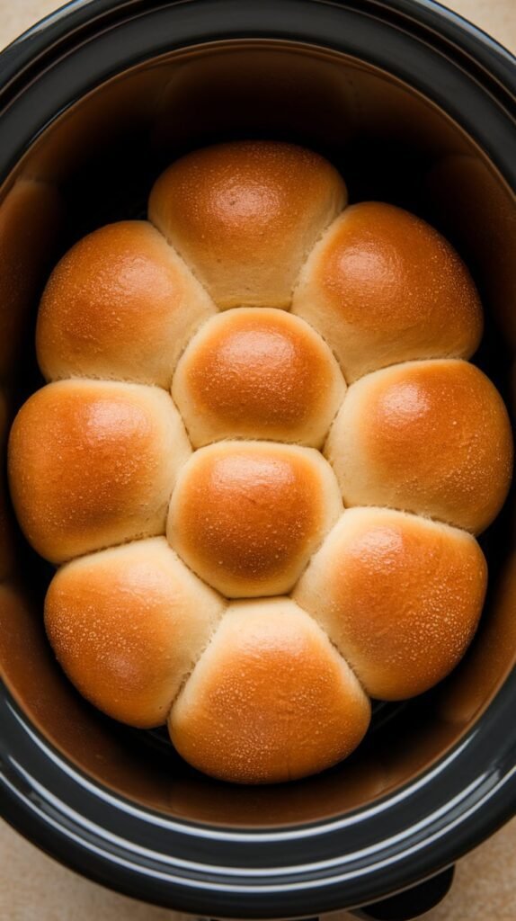 Slow Cooker Dinner Rolls