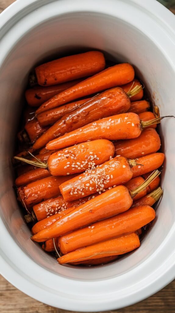 Slow Cooker Honey Glazed Carrots