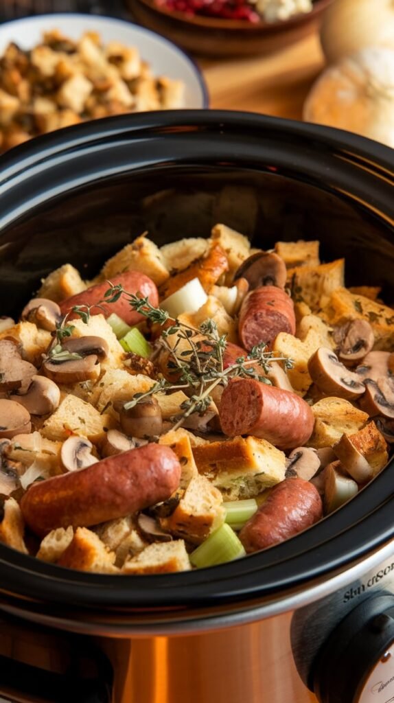 Slow Cooker Stuffing