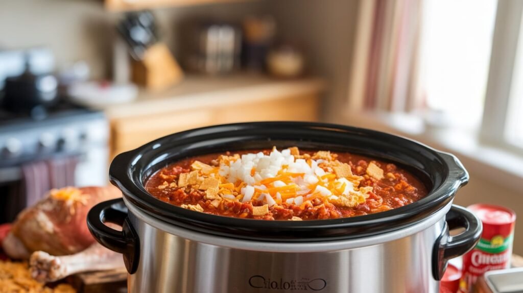 Slow Cooker Turkey Chili