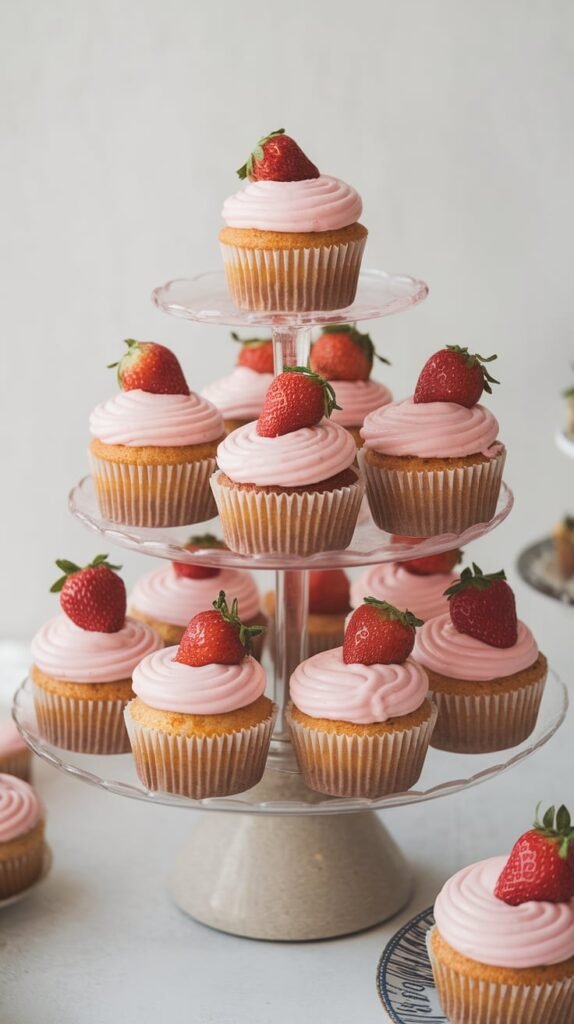 10 Irresistible Strawberry Shortcake Desserts to Sweeten Your Fall 7 Strawberry Shortcake Cupcakes