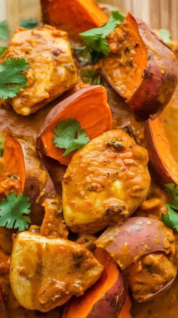 15 Cozy Crockpot Chicken Recipes for Fall Nights You’ll Make on Repeat 14 Sweet Potato Chicken Curry