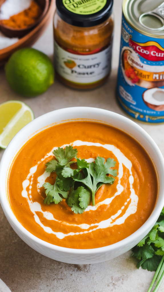 Sweet Potato Coconut Curry Soup Recipe 2 Sweet Potato Coconut Curry Soup