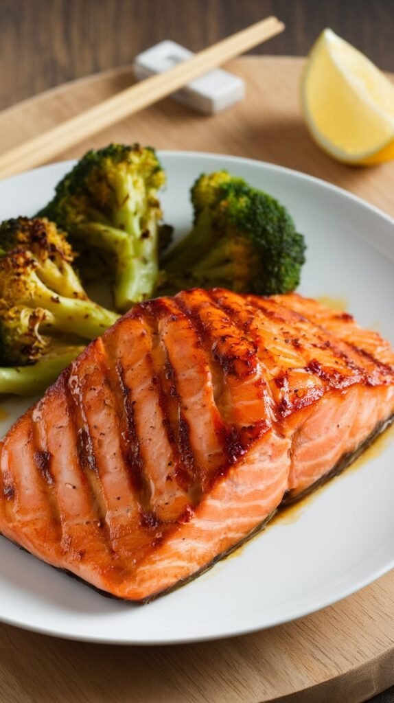 10 Easy High-Protein Meal Prep Dinners That Help You Lose Weight Without Starving 3 Teriyaki Salmon with Roasted Broccoli