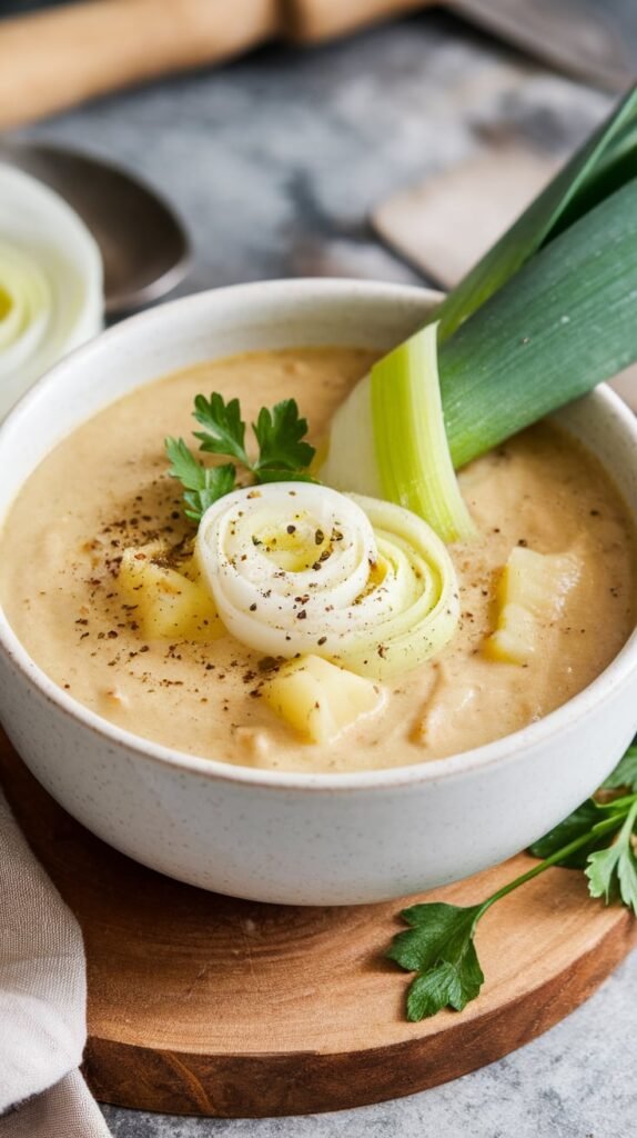 Vegan Potato Leek Soup Recipe 2 Vegan Potato Leek