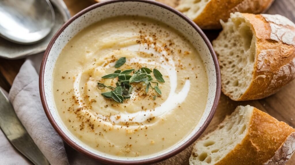 Vegan Potato Leek Soup Recipe