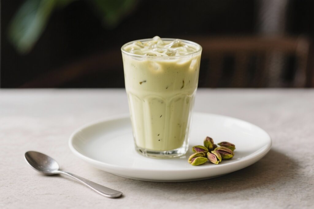 Pistachio Iced Latte