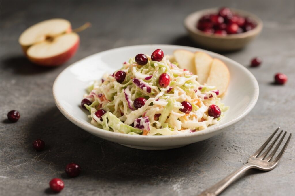 Apple Cranberry Coleslaw