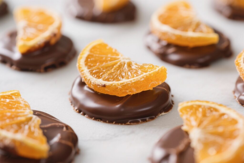 Chocolate Dipped Candied Orange Slices