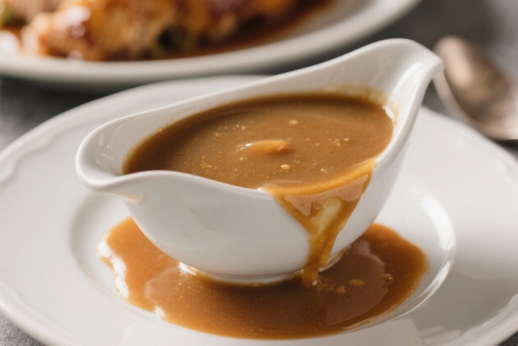 Thanksgiving Gravy With Drippings: