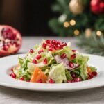 Christmas Salad with Pomegranate Seeds