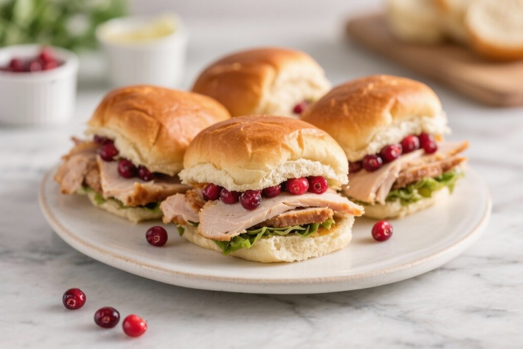 Cranberry Turkey Sliders