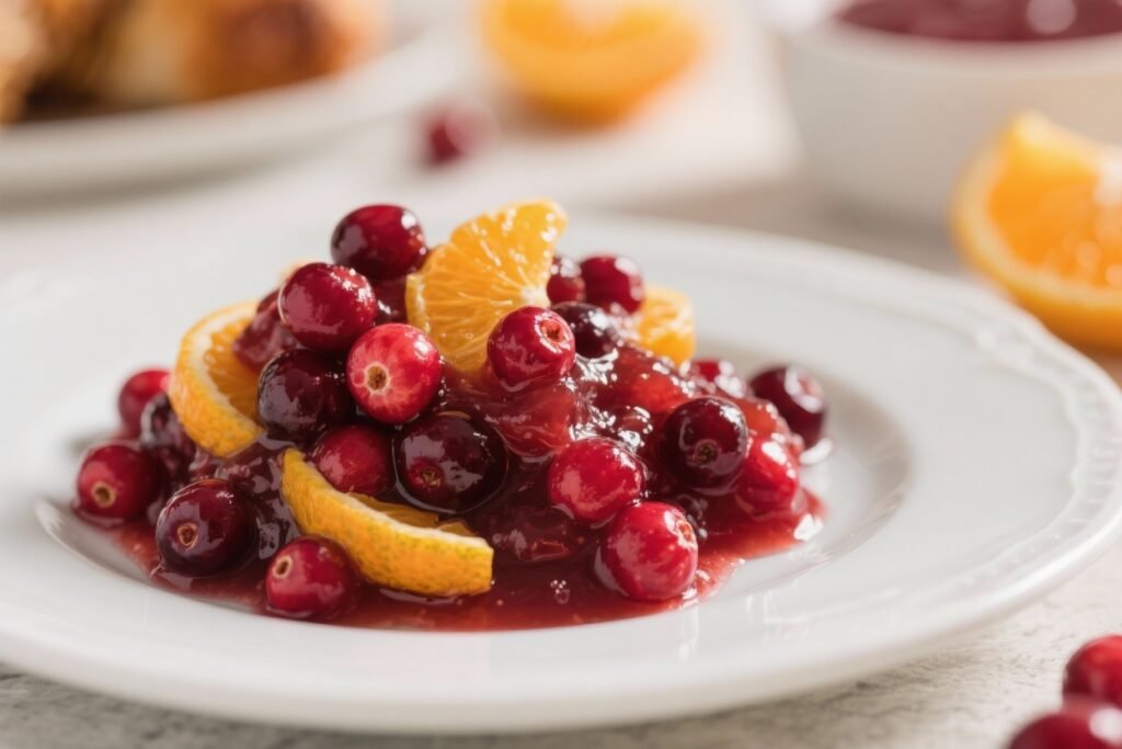 Orange Ginger Cranberry Sauce