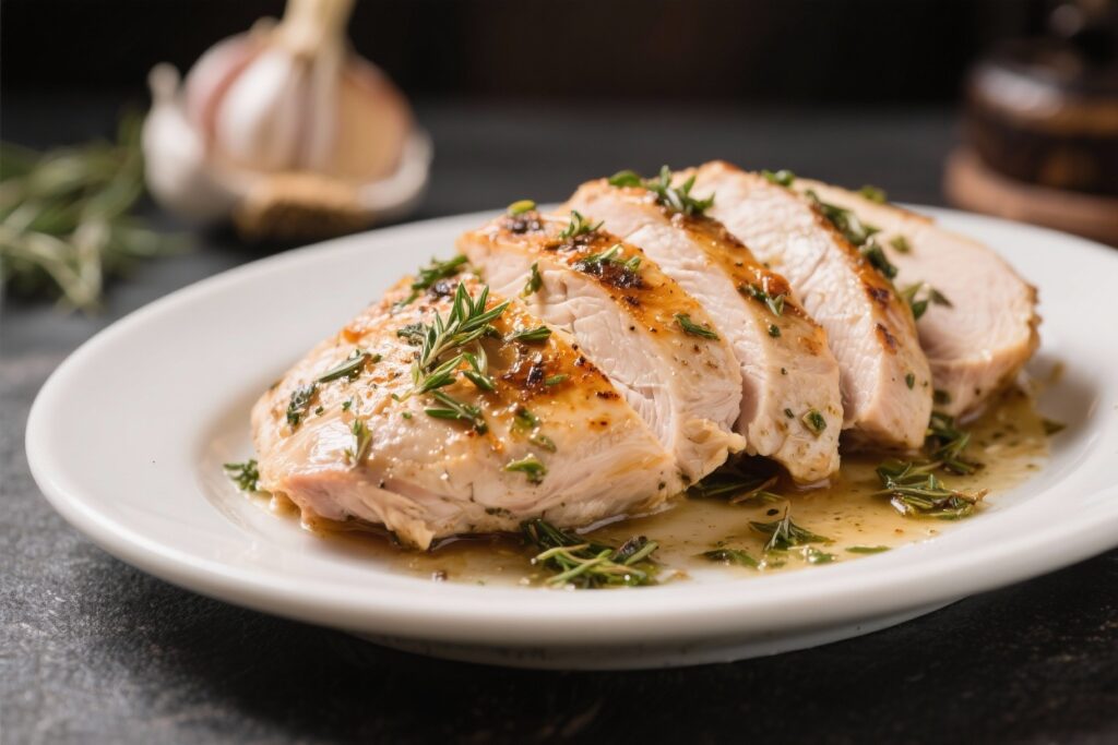 Roasted Garlic & Herb Turkey Breast