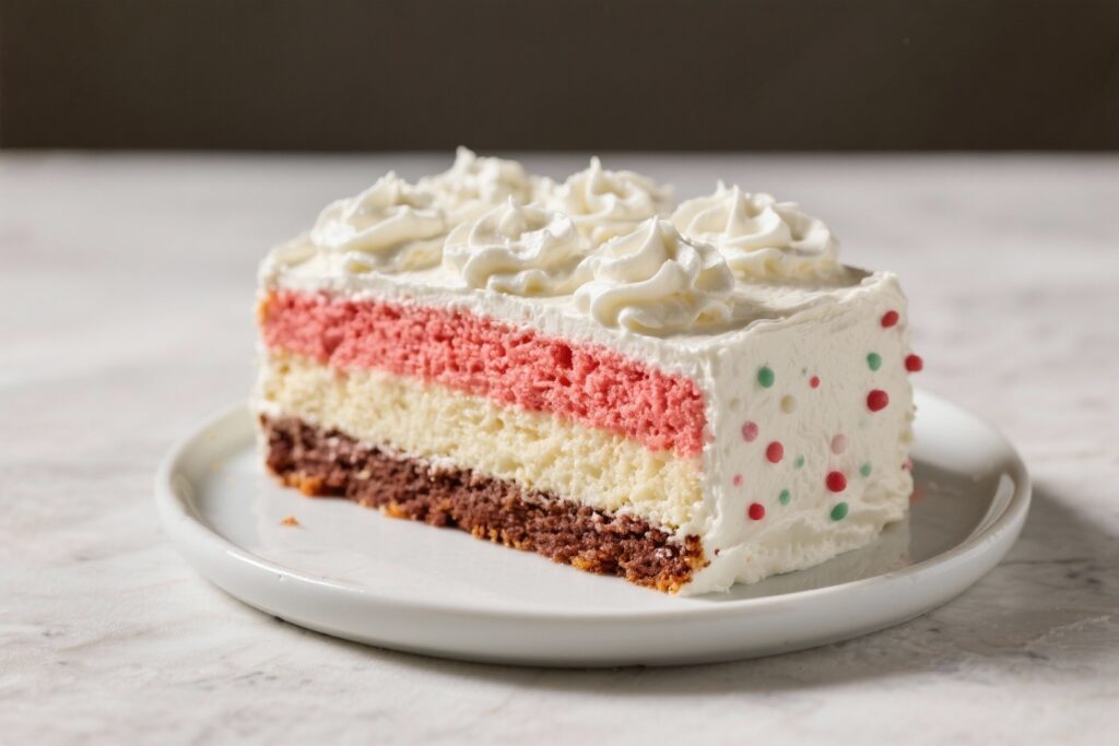Neapolitan Poke Cake