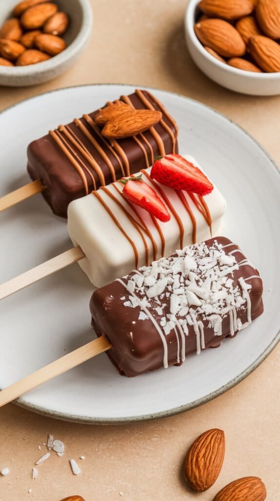 16 High-Protein Energy Balls That'll Crush Your Cravings (No Bake, 10g+ Protein Each!) 3 Almond Joy Protein Pops