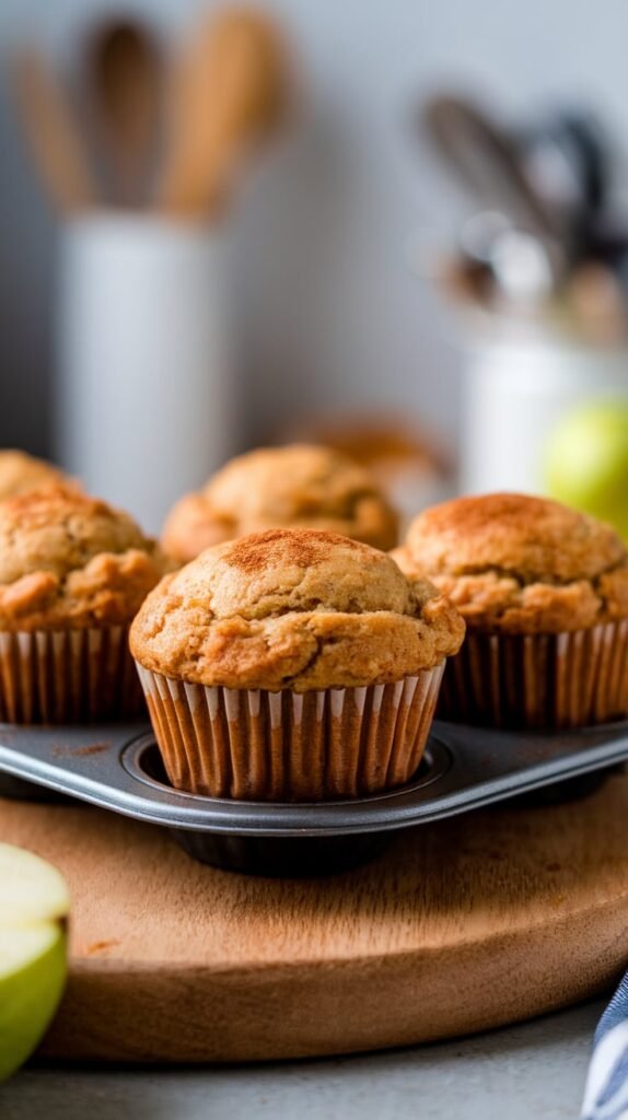 27 Super Healthy Christmas Snacks for Kids 10 Apple Cinnamon Protein Muffins