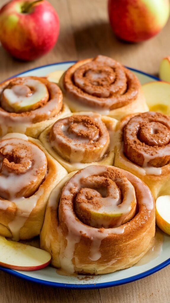 These 21 Christmas Morning Cinnamon Rolls Will Make You the Holiday Hero 8 Apple Cinnamon Rolls