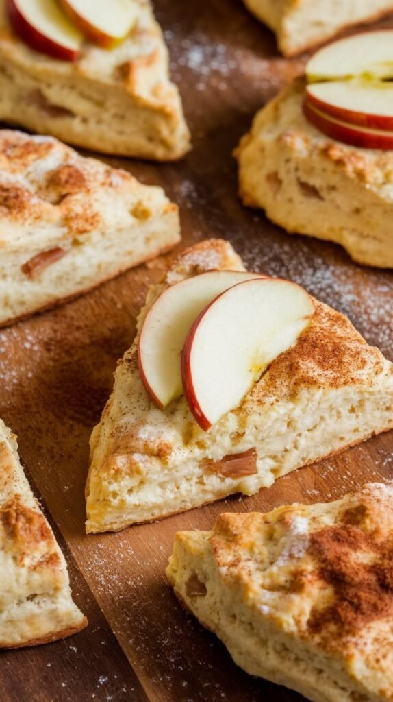 27 Super Healthy Christmas Snacks for Kids 5 Apple Pie Cottage Cheese Scones