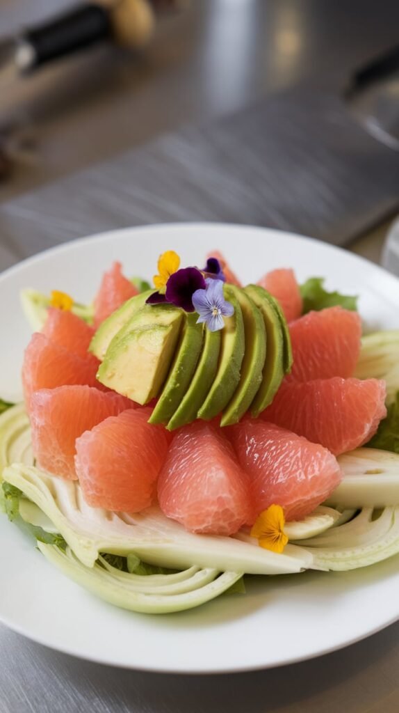 27 New Year's Eve Salad Recipes That'll Make You Forget About the Potato Chips 17 Avocado Grapefruit and Fennel Salad