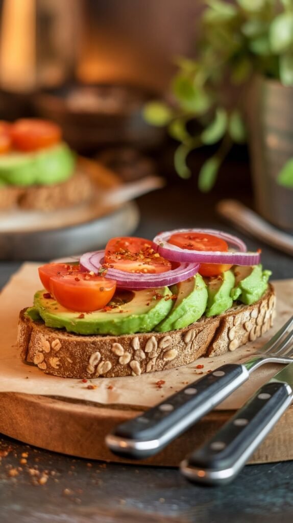 21 High-Protein, High-Fiber Snacks That'll Make You Forget You're Being Healthy 14 Avocado Toast on Whole Grain Bread