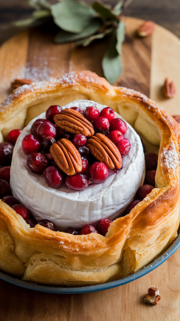 20 Gluten-Free Christmas Appetizers So Good Your Guests Won't Even Notice They're Missing the Gluten 8 Baked Brie with Cranberry and Pecans