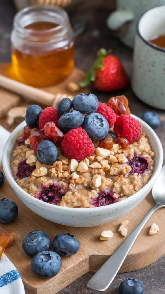 15 Cozy Christmas Breakfast Ideas You’ll Crave All Morning 11 Baked Oatmeal with Berries