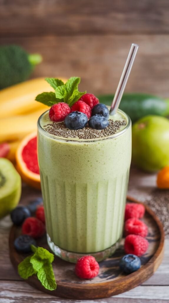 Berry Green Recovery Smoothie