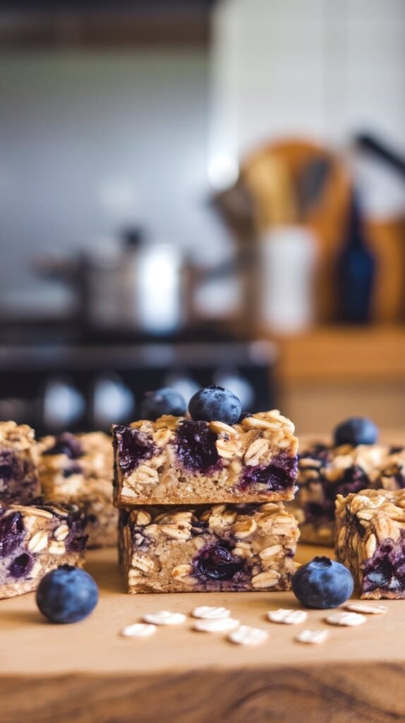 27 Super Healthy Christmas Snacks for Kids 2 Blueberry Oat Bars
