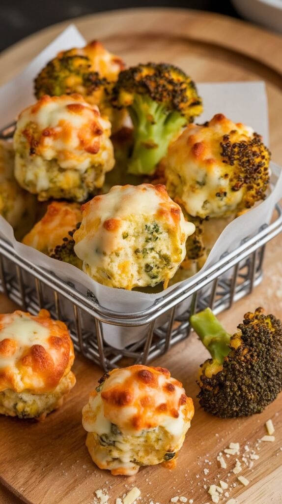 27 Super Healthy Christmas Snacks for Kids 18 Broccoli Cheese Bites