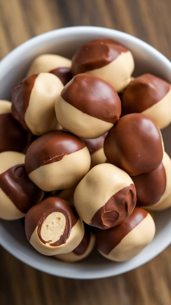 23 Easy Homemade Christmas Candy Recipes That Make Great Gifts 7 Buckeyes