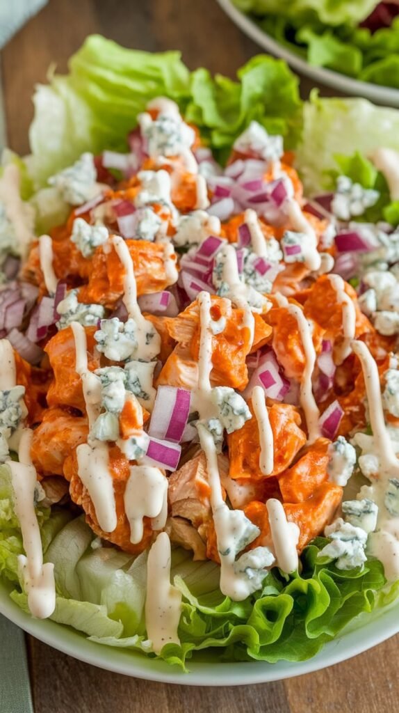 13+ High Protein Low Carb Lunches That'll Actually Keep You Full at Work 3 Buffalo Chicken Salad