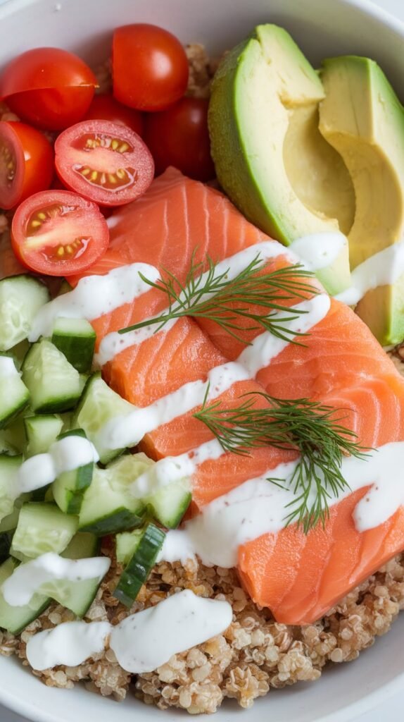 Canned Salmon Power Bowl