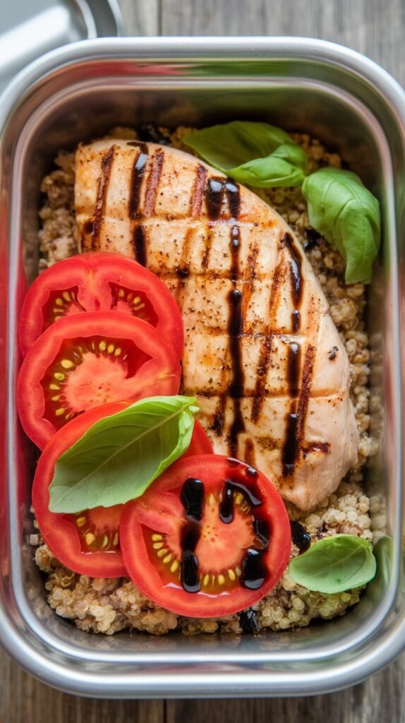 Caprese Chicken Meal Prep Bowl