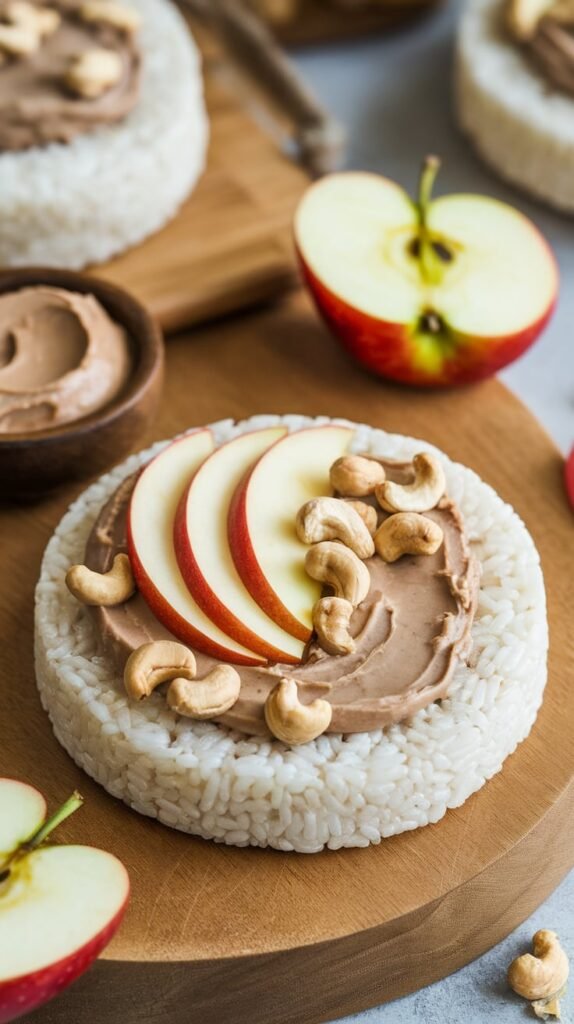 Cashew Butter Apple Slices