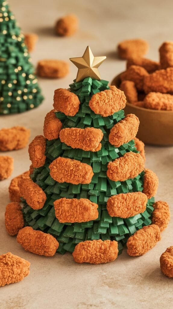 21 Kid-Friendly Christmas Appetizers That'll Actually Get Eaten 19 Chicken Nugget Christmas Tree