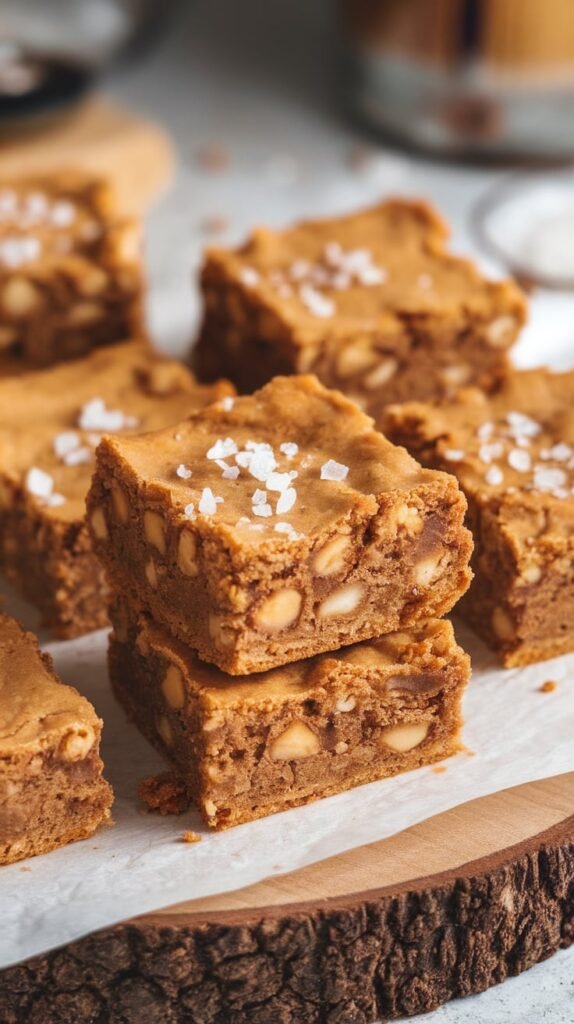 Chickpea Protein Blondies