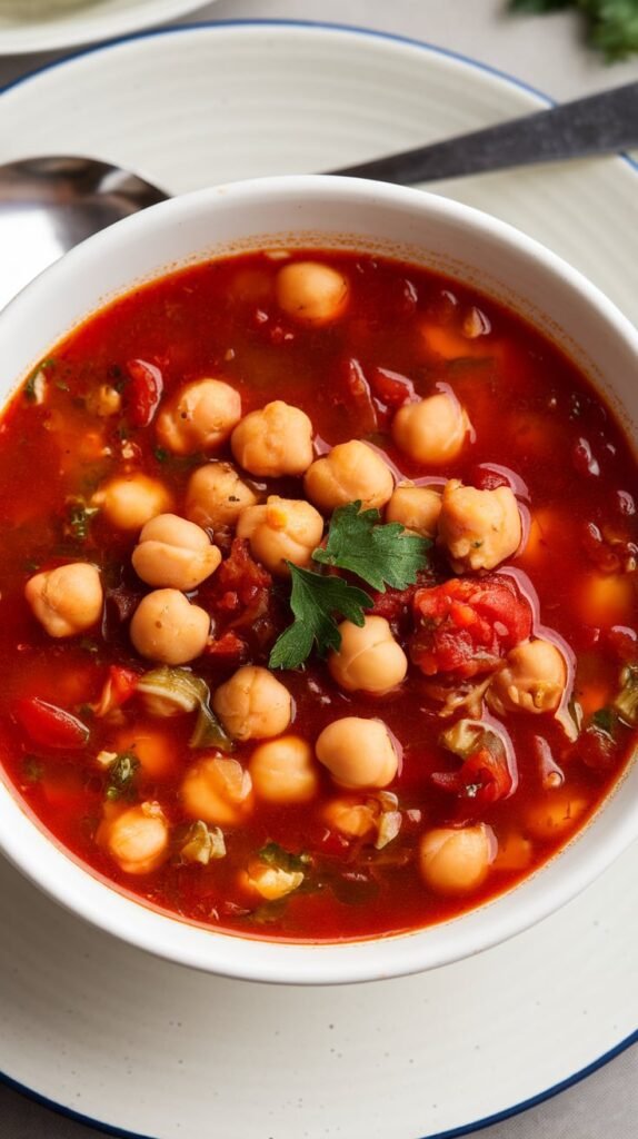 Chickpea Tomato Soup