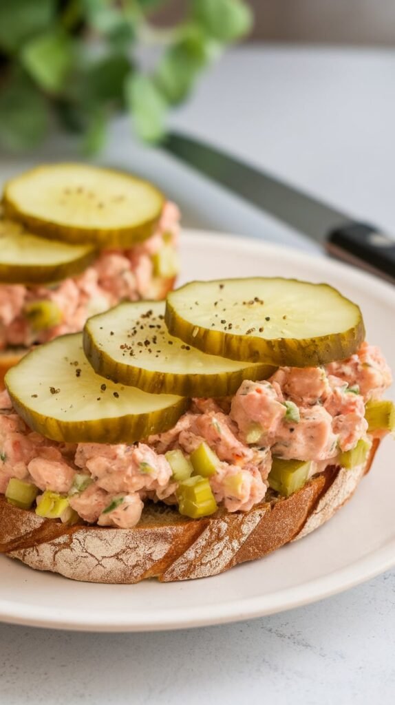 9 High-Protein Vegetarian Recipes for Muscle Gain (Zero Chicken) 6 Chickpea Tuna Salad Toast with Crunchy Pickles