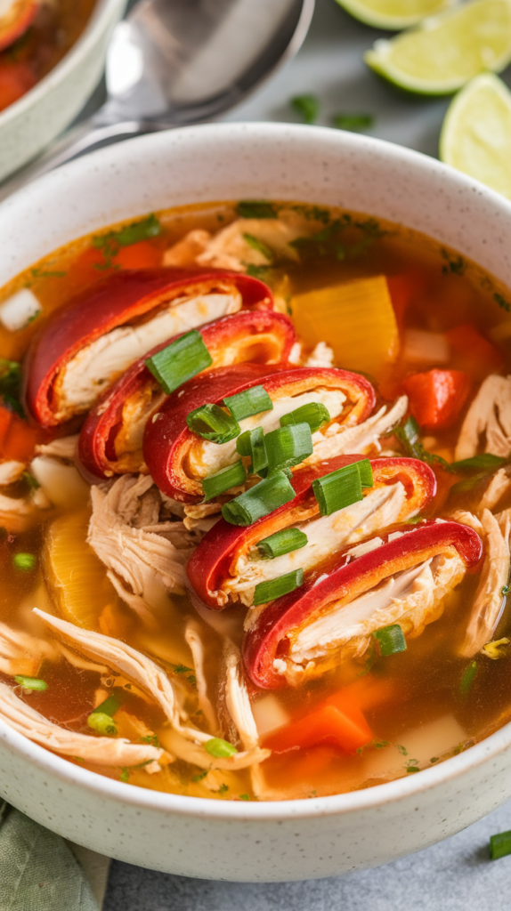 Chile Relleno Chicken Soups
