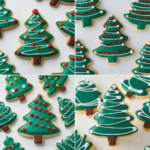 Christmas Tree Decorated Cookies