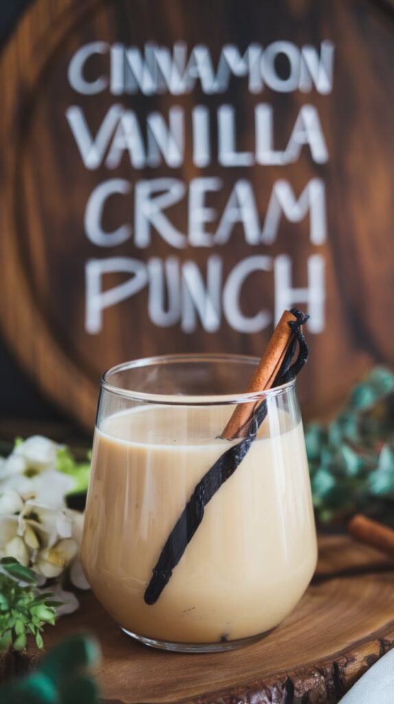 10 Christmas Non-Alcoholic Punch Recipes So Good Your Guests Will Think You Spiked Them 8 Cinnamon Vanilla Cream Punch