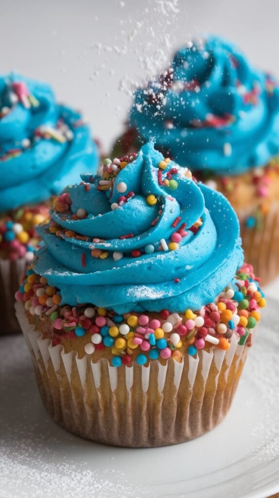 Confetti Cake Explosion Cupcakes