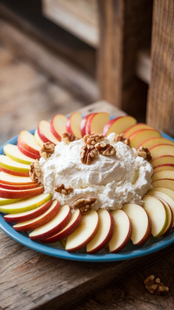 Cottage Cheese Apple Nachos