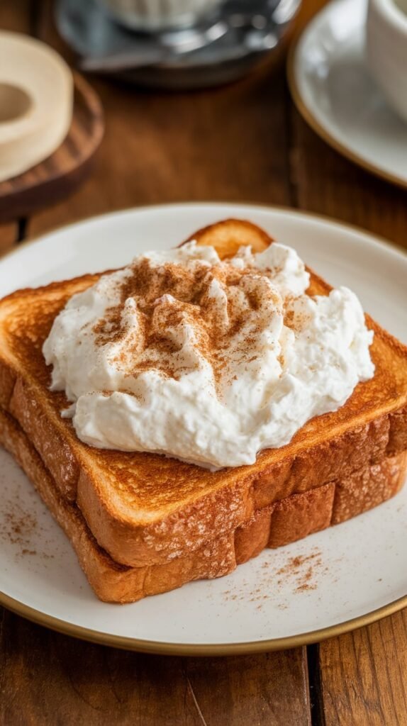 Cottage Cheese Cinnamon Toast